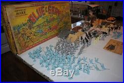 Vintage Marx Civil War Blue-Grey Giant Set With Box Look