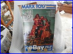 Vintage Marx Comanche Pass Playset- Mountain, Figures, Box, Horses, Accessories