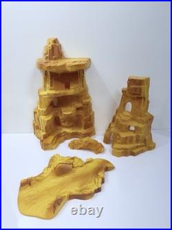 Vintage Marx Commanche Pass Playset Mountain (4 Pieces)