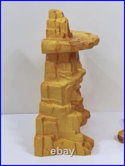 Vintage Marx Commanche Pass Playset Mountain (4 Pieces)