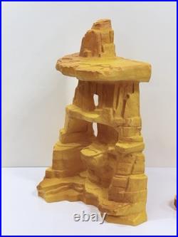 Vintage Marx Commanche Pass Playset Mountain (4 Pieces)