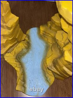 Vintage Marx Commanche Pass Playset Mountain (4 Pieces) 1970s Plastic Scenery
