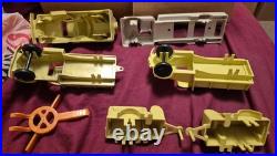 Vintage Marx Construction Camp Playset Figures (11) and Vehicles Incomplete