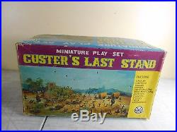 Vintage Marx Custer's Last Stand Miniature Playset with Original Box 1960's