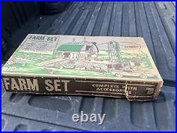 Vintage Marx Farm set c1969 PARTIAL set with accessories & building & vehicles