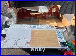 Vintage Marx Farm set c1969 PARTIAL set with accessories & building & vehicles