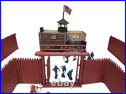 Vintage Marx Fort Apache Heritage PlaySet with Box & Instructions 90% Complete