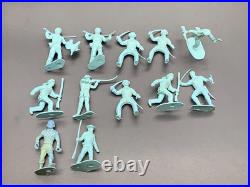 Vintage Marx Fort Apache Miniature Play Set Figure Lot 53 Total (L86)