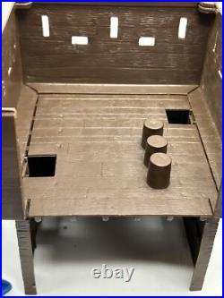 Vintage Marx Fort Apache Play Set Over 50 Pieces Plastic Incomplete READ