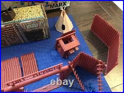 Vintage Marx Fort Apache Play set with Original Box Canada