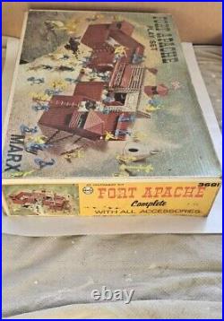 Vintage Marx Fort Apache Playset 1960s 1970s Toy