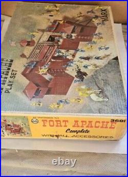 Vintage Marx Fort Apache Playset 1960s 1970s Toy