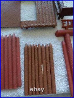 Vintage Marx Fort Apache Playset Fence And Posts Hugh Lot Mixed Sets Parts