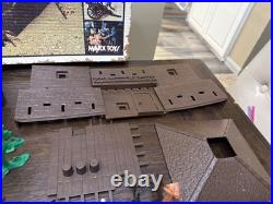 Vintage Marx Fort Apache Playset Model 3681a With Original Box+ Extra Soldiers