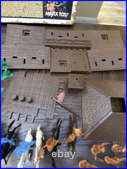 Vintage Marx Fort Apache Playset Model 3681a With Original Box+ Extra Soldiers