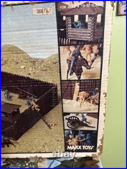 Vintage Marx Fort Apache Playset Model 3681a With Original Box+ Extra Soldiers