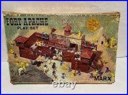 Vintage Marx Fort Apache Set 3681 Incomplete