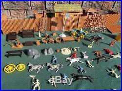 Vintage Marx Fort Apache Stockade Childs Toy Playset