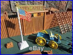Vintage Marx Fort Apache Stockade Childs Toy Playset