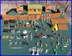 Vintage Marx Fort Apache Stockade Childs Toy Playset