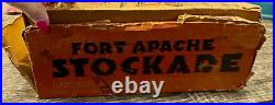 Vintage Marx Fort Apache Stockade Playset