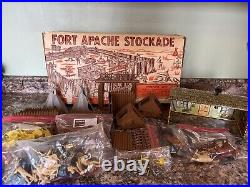 Vintage Marx Fort Apache Stockade Set Series 2000 #3660 with Box & Instructions