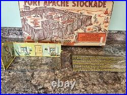 Vintage Marx Fort Apache Stockade Set Series 2000 #3660 with Box & Instructions