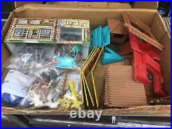 Vintage Marx Fort Apache Stockade Tin Litho Series 1000 Set With Original Box