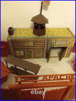 Vintage Marx Fort Apache set 3681A Missing some Pieces Mostly Complete