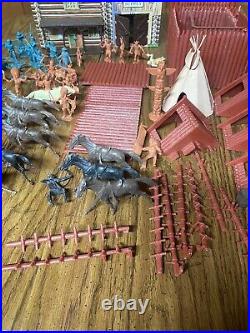 Vintage Marx Fort Dearborn Play set, 1972 Near Complete U. S. Cavalry Supply NM