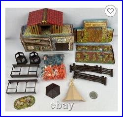 Vintage Marx Fort Dearborn Playset With Original Box