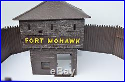 Vintage Marx Fort Mohawk Set with Indians Teepee & Tree