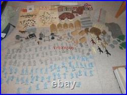 Vintage Marx Giant Blue & Grey Civil War Battle Playset in Box