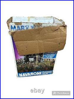 Vintage Marx Guns of Navarone WWII Mountain Battleground Playset In Box 1975