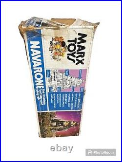Vintage Marx Guns of Navarone WWII Mountain Battleground Playset In Box 1975