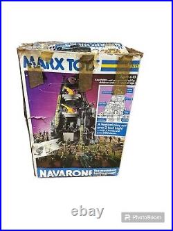 Vintage Marx Guns of Navarone WWII Mountain Battleground Playset In Box 1975