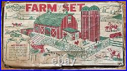 Vintage Marx Happi Time Farm BOX ONLY 1959 Series 2000 #3951 Withdividers