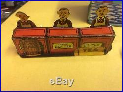 Vintage Marx Home Town Grocery Store Tin Litho Playset 1920 With part of box