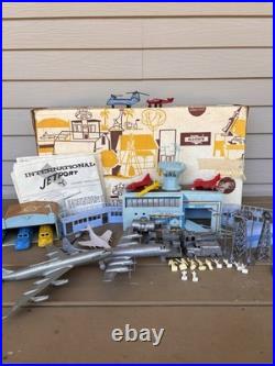 Vintage Marx International Jet Port #6026 American Airlines With Box Sears Rare