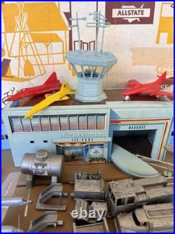 Vintage Marx International Jet Port #6026 American Airlines With Box Sears Rare