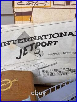 Vintage Marx International Jet Port #6026 American Airlines With Box Sears Rare