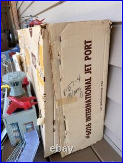 Vintage Marx International Jet Port #6026 American Airlines With Box Sears Rare