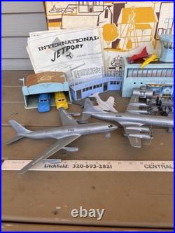 Vintage Marx International Jet Port #6026 American Airlines With Box Sears Rare