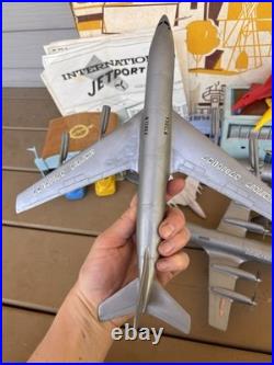 Vintage Marx International Jet Port #6026 American Airlines With Box Sears Rare