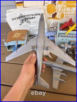 Vintage Marx International Jet Port #6026 American Airlines With Box Sears Rare