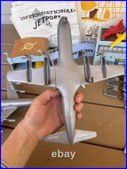 Vintage Marx International Jet Port #6026 American Airlines With Box Sears Rare