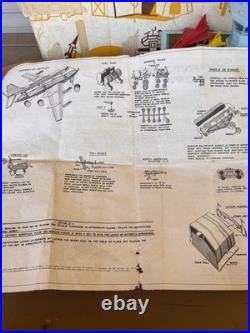 Vintage Marx International Jet Port #6026 American Airlines With Box Sears Rare