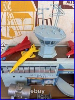 Vintage Marx International Jet Port #6026 American Airlines With Box Sears Rare