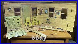 Vintage Marx Johnny West Circle X Ranch + Corral Playset Piece Lot See Photos
