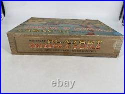 Vintage Marx Knights & Castle Miniature Play Set Hand Decorated Castle Only